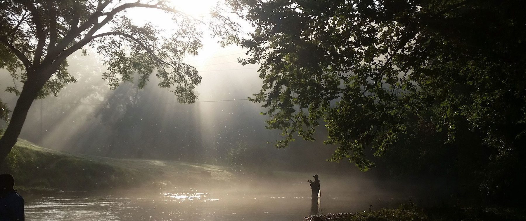 Morning mist over Spring Creek at Rockbridge